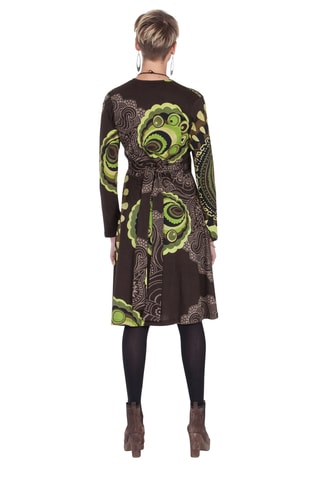 Robe patineuse - Marron