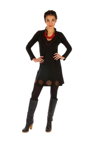 Robe droite - Noir