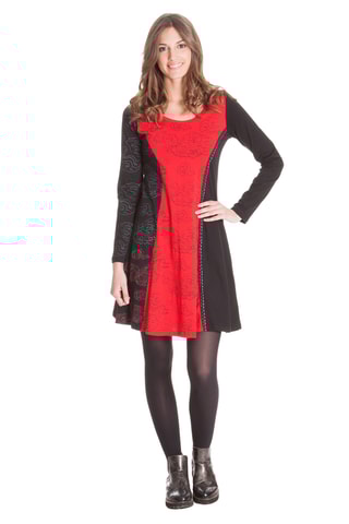Robe droite - Rouge