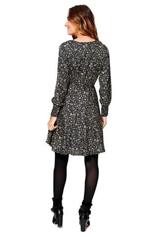 Robe portefeuille - Noir