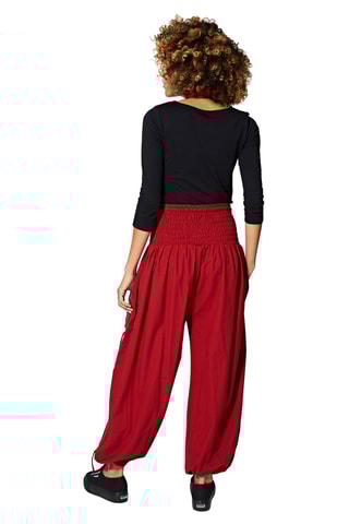 Sarouel taille haute - Rouge
