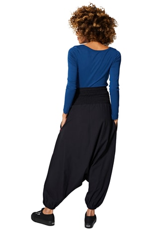 Sarouel taille haute - Noir