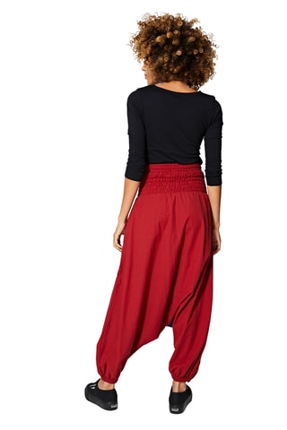 Sarouel taille haute - Rouge