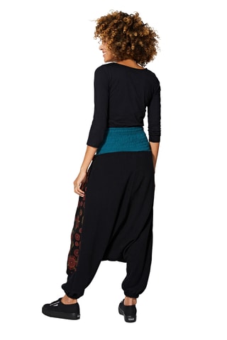 Sarouel taille haute - Noir