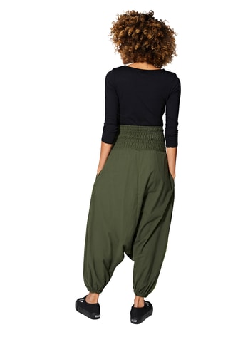 Sarouel taille haute - Kaki