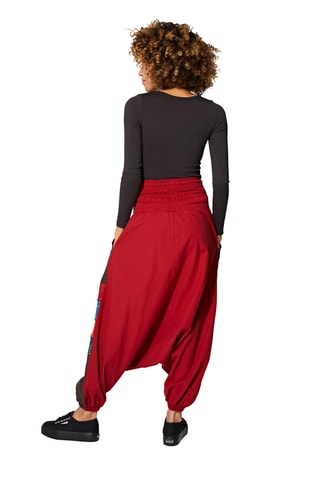 Sarouel taille haute - Rouge
