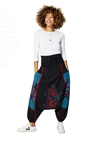 Sarouel taille haute - Noir