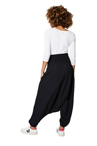 Sarouel taille haute - Noir