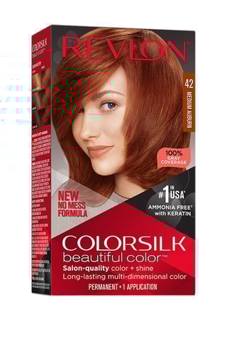 Coloration permanente Colorsilk Beautiful Color - N°42 Auburn moyen - 130 ml
