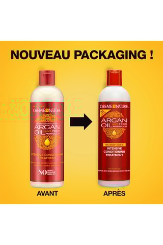 Après-shampoing hydratant Creme of Nature® à l'Huile d'Argan - 350 ml
