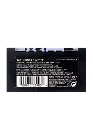 Palette 8 fards à paupières Colorstay Looks Book - N°940 Insider - 3,4 g