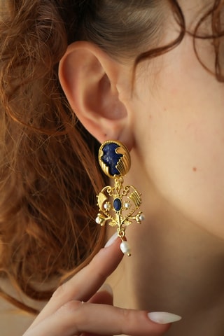 Boucles d'oreilles - Lapis-lazuli