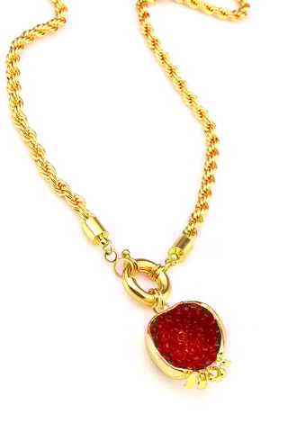 Colar Bronze e cristal