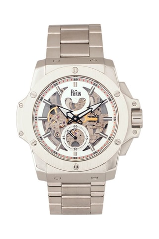 Montre automatique en acier Commodus - Argenté - Reign