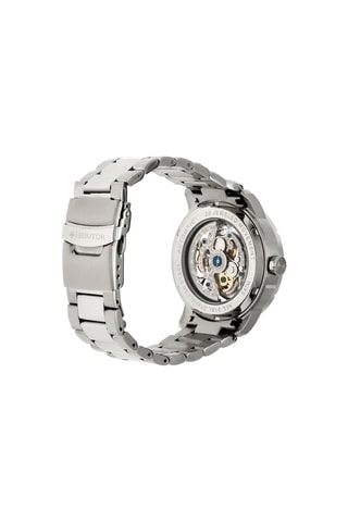 Montre automatique en acier Ryder   Argenté et noir