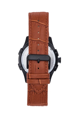Montre automatique en cuir - Marron, noir et vert