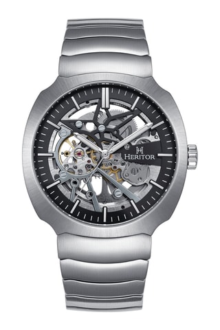 Montre automatique en acier Magnus - Argenté