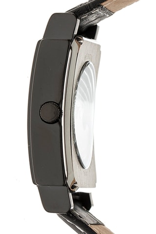 Montre automatique en cuir Frederick - Chronographe  - Noir