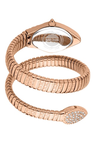 Relógio de quartzo em aço - Dourado-rosa e prateado