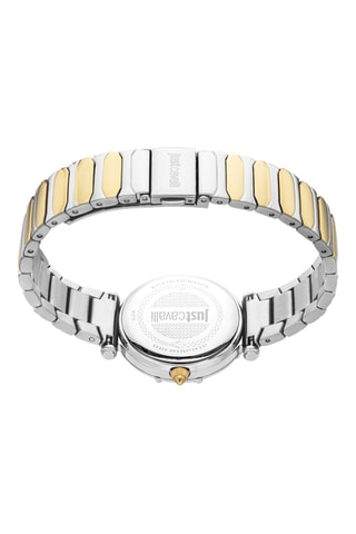 Montre à quartz en acier et cristaux tchèques - Argenté et doré