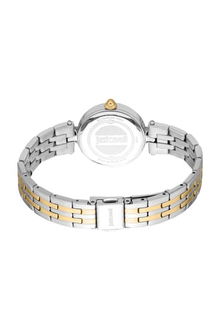 Montre à quartz en acier - Argenté et doré