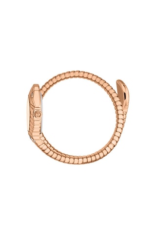 Relógio de quartzo em aço e cristais checos Speranza - Dourado-rosa