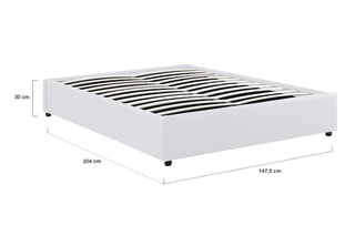 Lit coffre avec sommier Otto - Couchage 140 x 190 cm