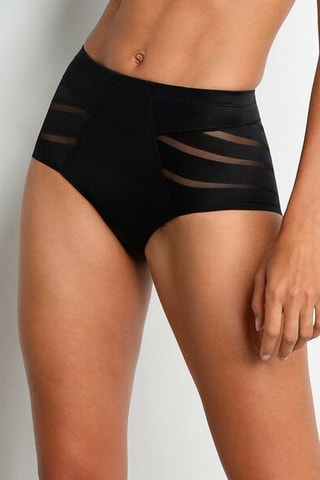 Culotte taille haute Control Modern - Noir - Dim