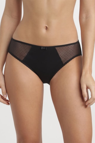 Culotte en coton biologique Generous - Noir - Dim