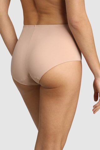Slip Hoge Taille Platte Buik EcoDIM - Nude