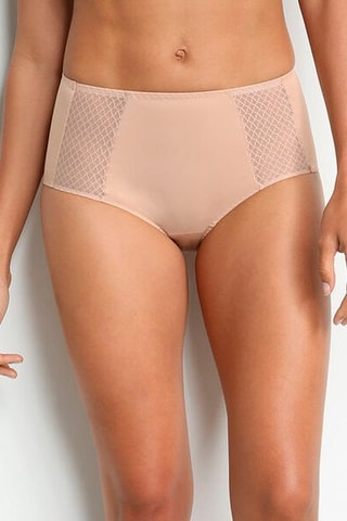 Slip Hoge Taille Platte Buik EcoDIM - Nude