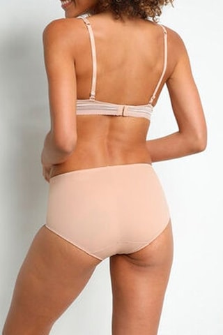 Slip Hoge Taille Platte Buik EcoDIM - Nude