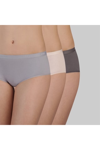 3 shortys Les Pockets EcoDIM - Taupe, rose et gris 