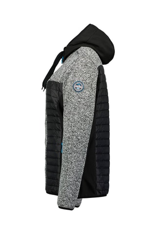 Casaco polar com capuz Taquana Preto