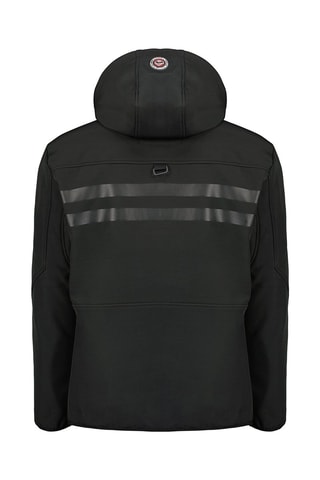 Casaco Softshell com capuz Royautana - Preto