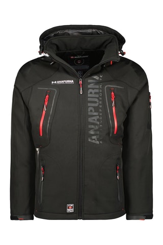 Casaco Softshell com capuz Tessaie Preto