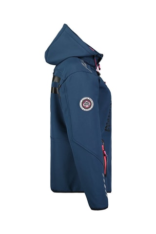 Casaco Softshell com capuz Reinana Azul-marinho e rosa