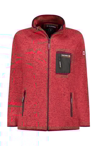 Casaco polar Titlana - Vermelho mesclado