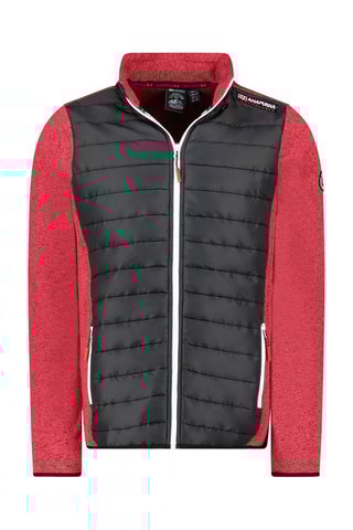 Casaco polar Tirexana - Vermelho e preto