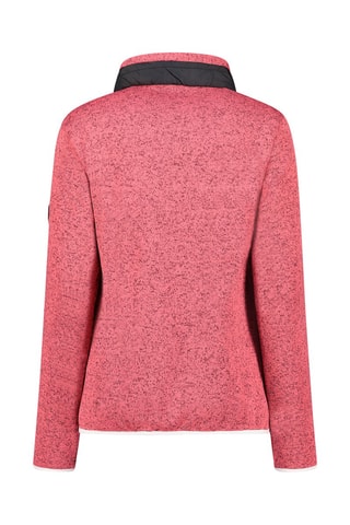 Casaco polar Tirexana - Coral e preto