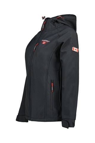 Casaco com capuz Softshell Tacerana - Preto