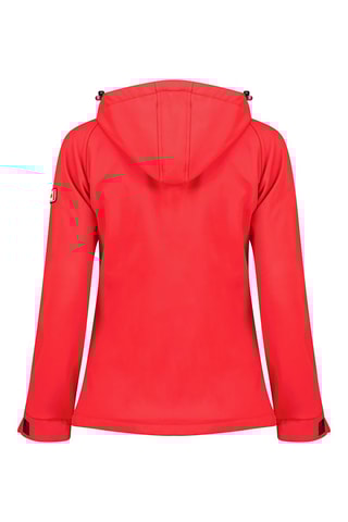 Casaco com capuz Softshell Tacerana - Vermelho