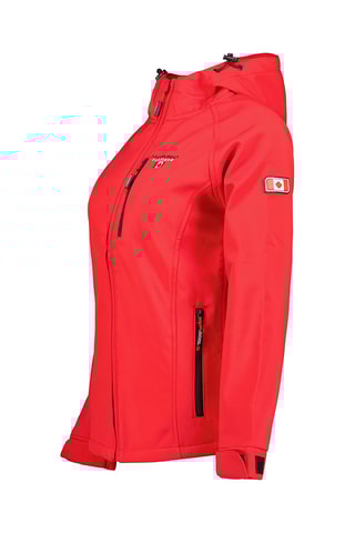 Casaco com capuz Softshell Tacerana - Vermelho