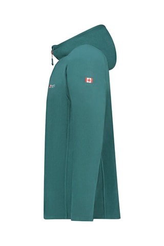 Casaco polar com capuz Tugoodana - Verde-escuro