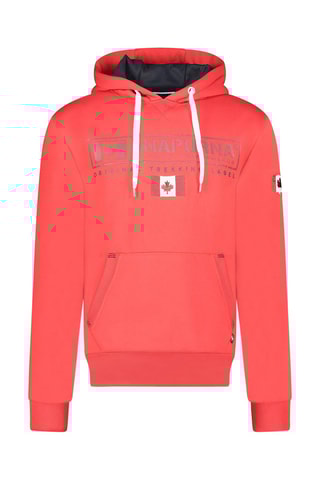 Sweat com capuz Gasicana - Vermelho