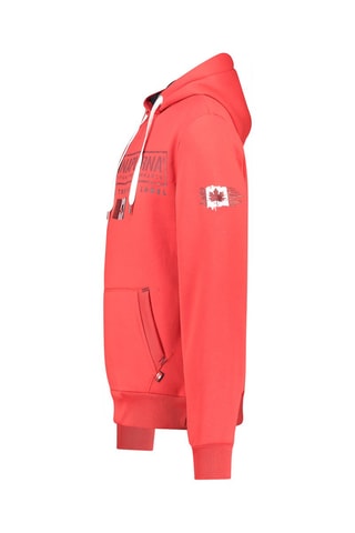 Sweat com capuz Gasicana - Vermelho
