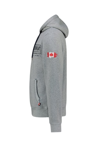Sweat com capuz Gasicana - Cinzento