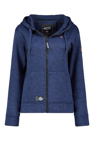 Sweat polar com capuz Talertana - Azul-marinho
