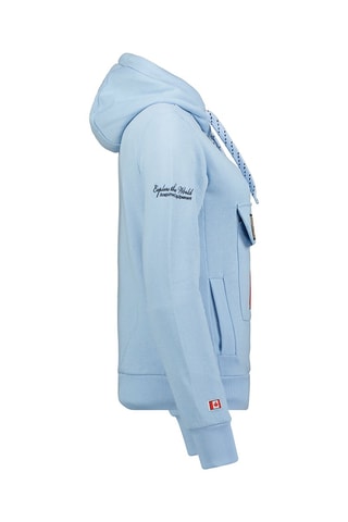 Sweat com capuz Gymana Azul-celeste
