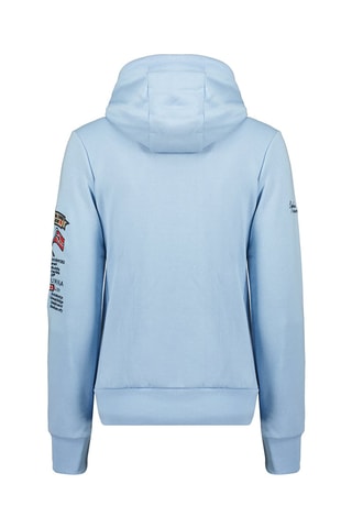 Sweat com capuz Gymana Azul-celeste